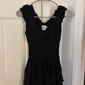 Princess Polly Black Textured Dress